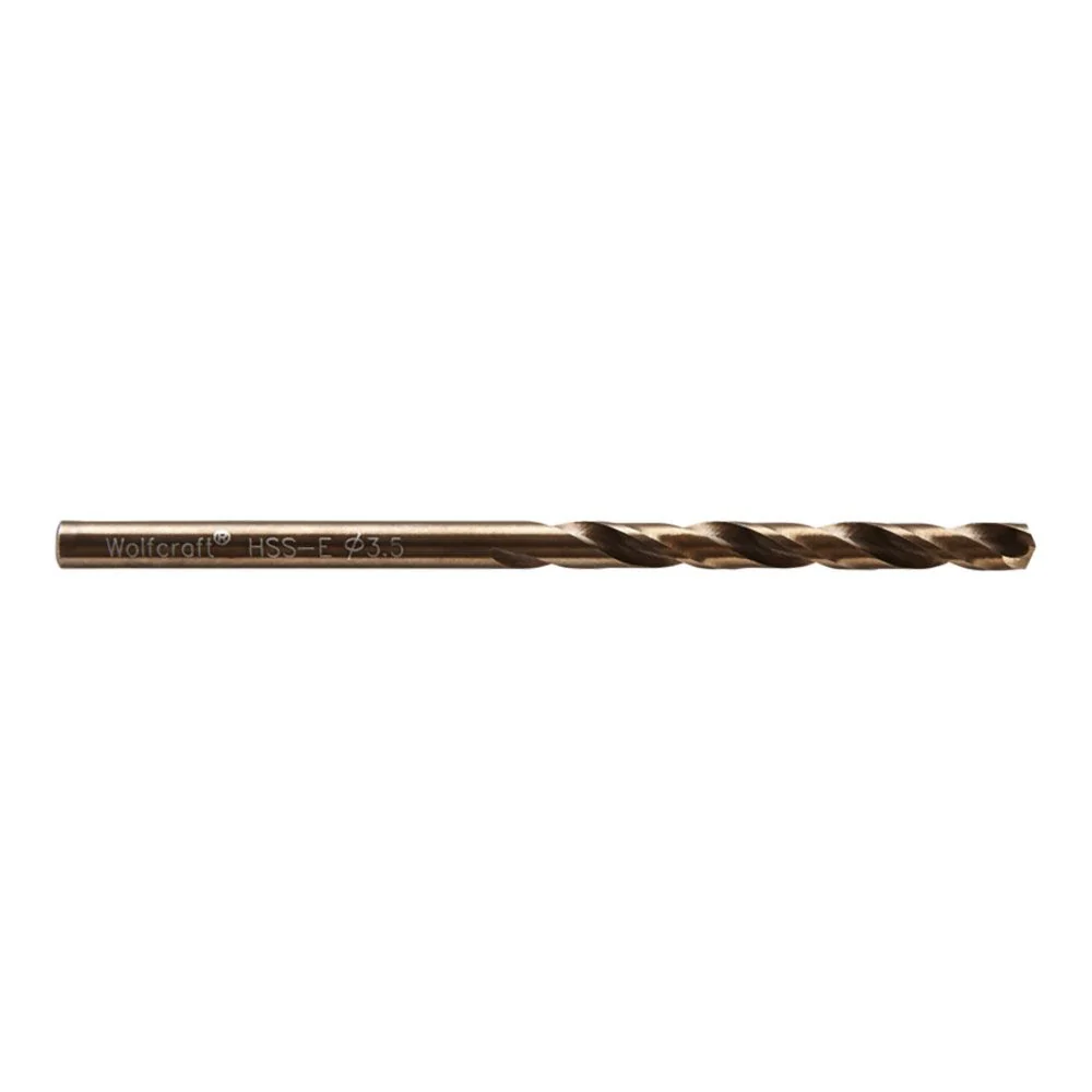 BROCA PARA METAL HSS COBALTO RECTIFICADA, Ø3,50 x 70 mm WOLFCRAFT