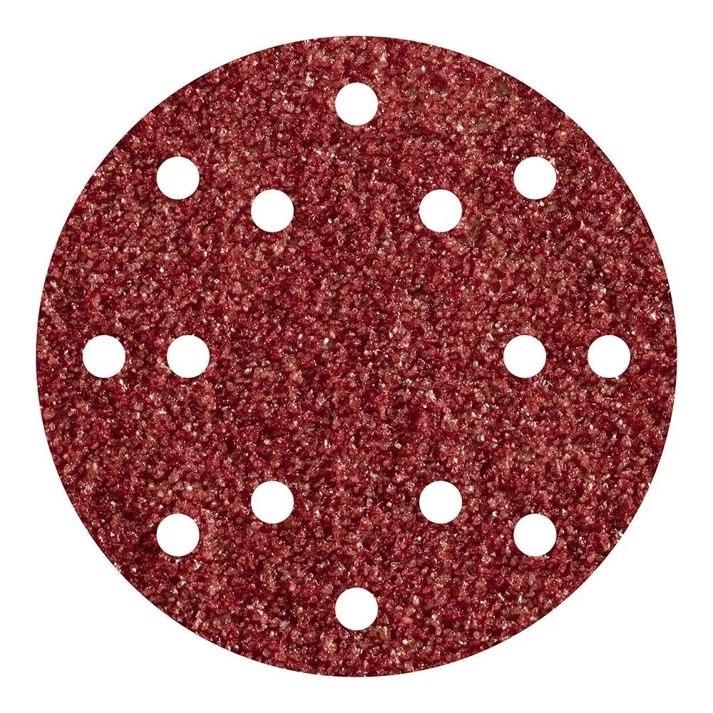 DISCOS ADHESIVOS DE LIJAR CORINDÓN, PARA EXC., Ø150 mm, GRANO 80, SET 5 uds WOLFCRAFT