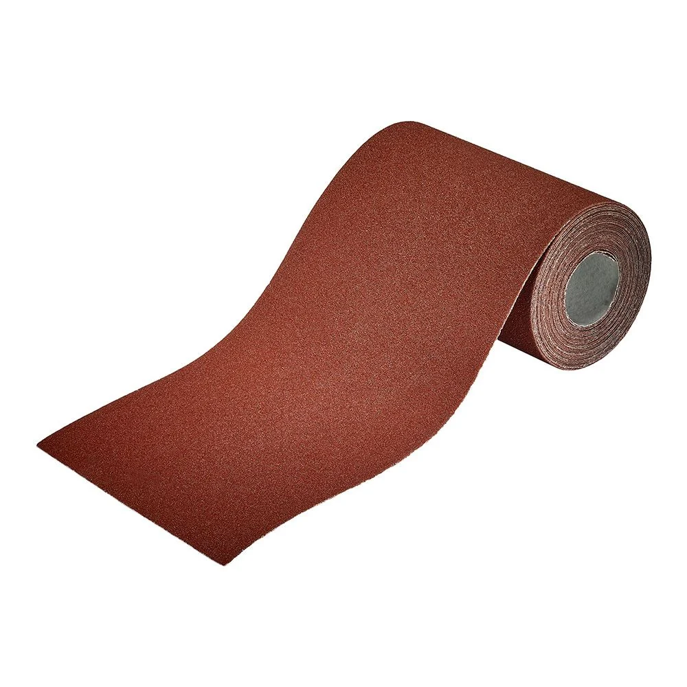 ROLLO DE PAPEL ABRASIVO 5 m x 115 mm, GRANO 80 WOLFCRAFT