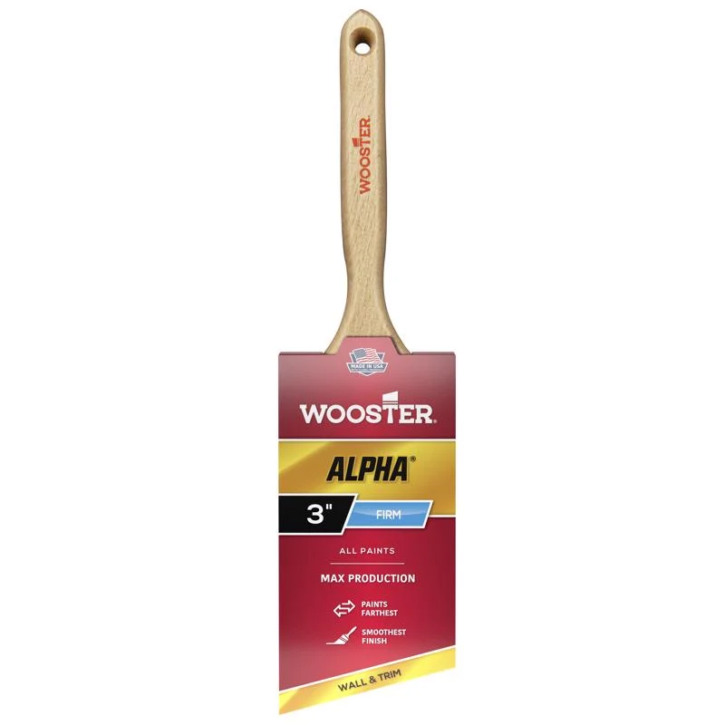 Brocha Wooster Alpha de 3 pulgadas con ángulo firme - Oferta de la semana