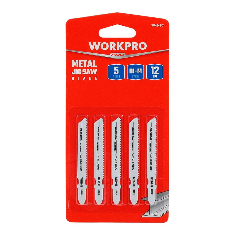 HOJA DE SIERRA PARA METAL, JUEGO 5 PIEZAS WORKPRO