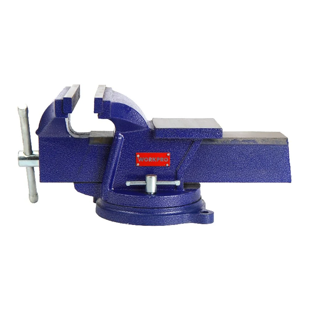 TORNILLO DE BANCO, BASE 360° , 100 mm WORKPRO