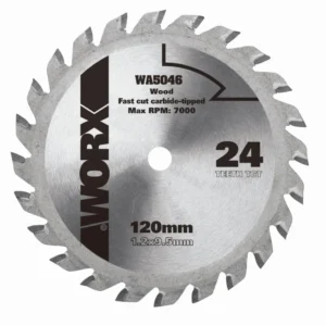 Worx WA5046 - Disco de corte madera Ø120mm 24T WX427